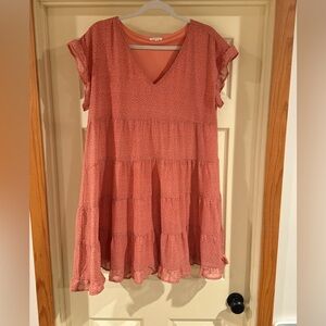 JODIFUL V-Neck Polka Dot Dress